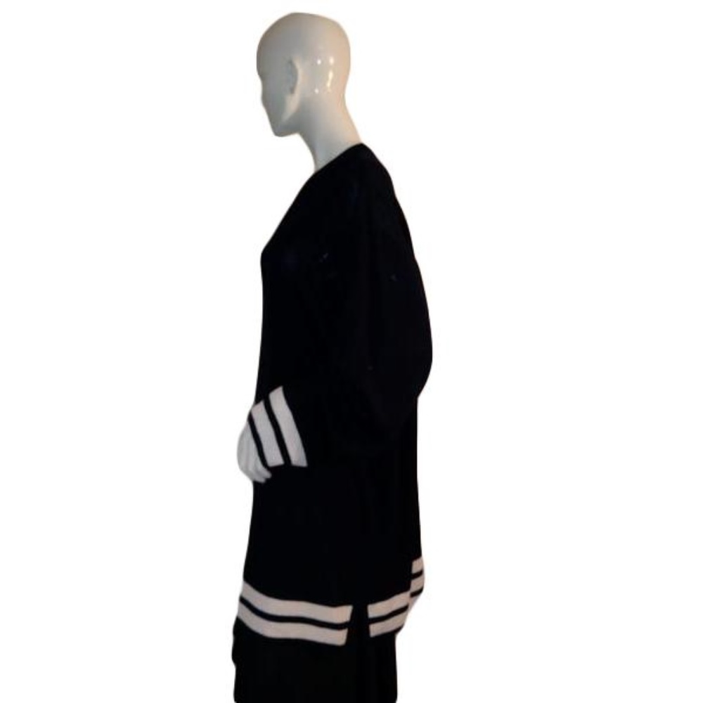 Liz Claiborne Sweater, Navy Blue Size: 3 - Picture 3 of 5